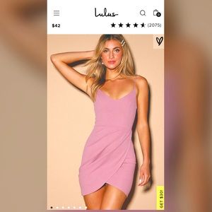 Lulu’s Forever Your Girl Mauve Pink Bodycon Dress